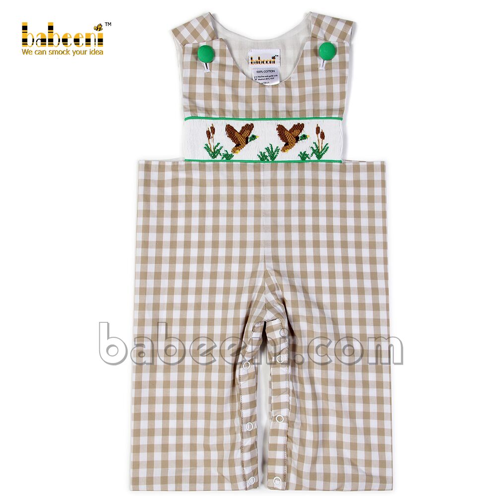 Nice smocked longall with wild duck pattern - BC 882